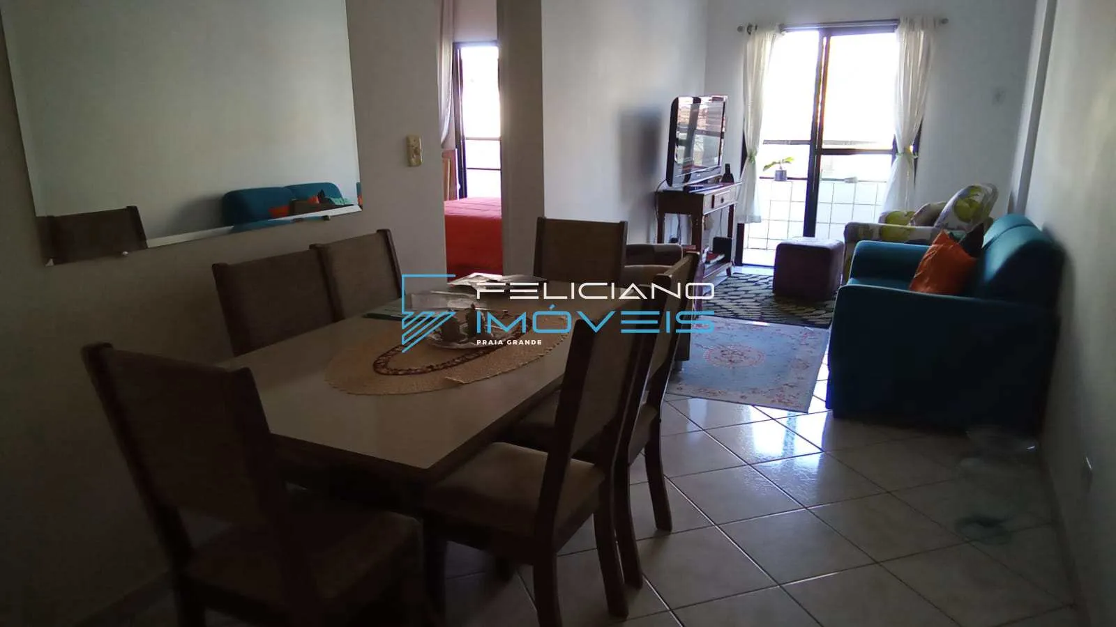 Imagem Apartamento com 2 quartos, Caiçara, Praia Grande - R$ 430 mil, Cod: 3184