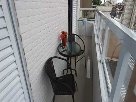 Imagem Casa com 2 dormitórios à venda, 63 m² por R$ 410.000,00 - Mirim - Praia Grande/SP