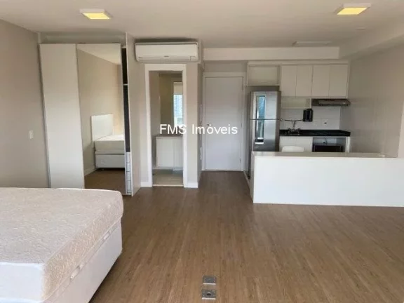 Foto do imóvel Apartamento para locação em São Paulo - Chácara Santo Antônio 1 quarto, 1 sala, 1 banheiro, 1 vaga de garagem 50,00 m² de área.