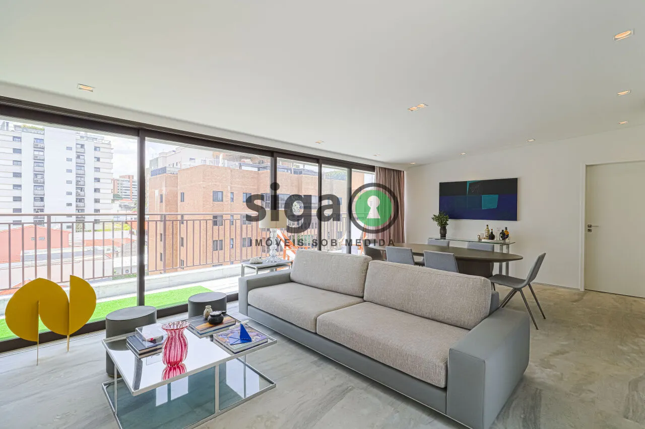 Imagem Cobertura Duplex Nova e Decorada no Jardim Guedala | 2 Suítes | Jacuzzi | 3 Vagas + Depósito