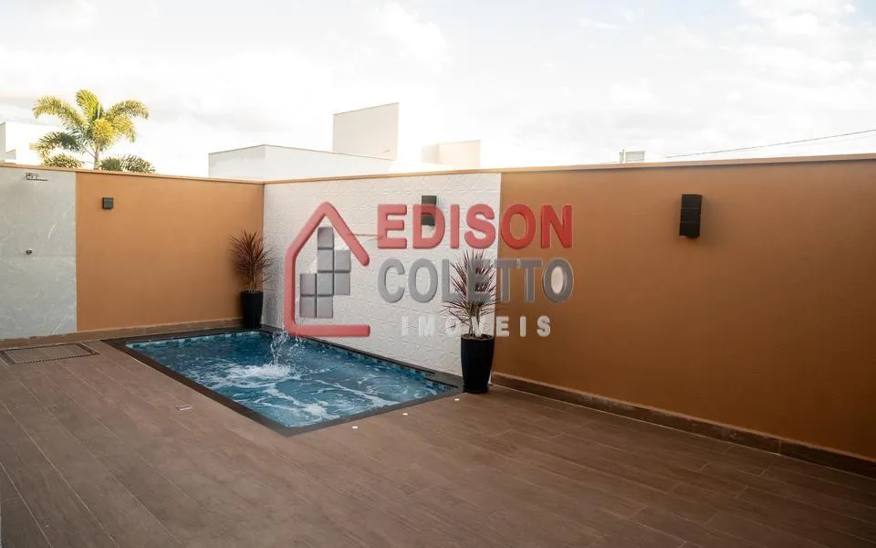 Imagem Casa nova a venda, 3 quartos, piscina, Condominio Residencial Agápe, Campestre em Piracicaba!!