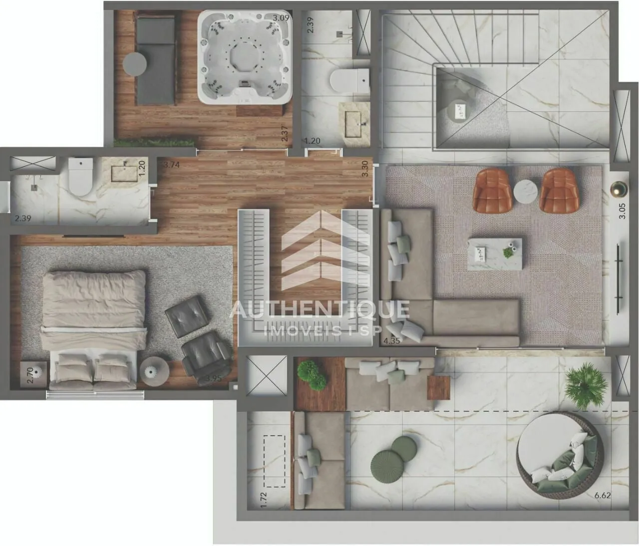 Imagem Living Hereditá Ipiranga - Apartamento à venda no bairro Ipiranga - São Paulo/SP, Zona Sul