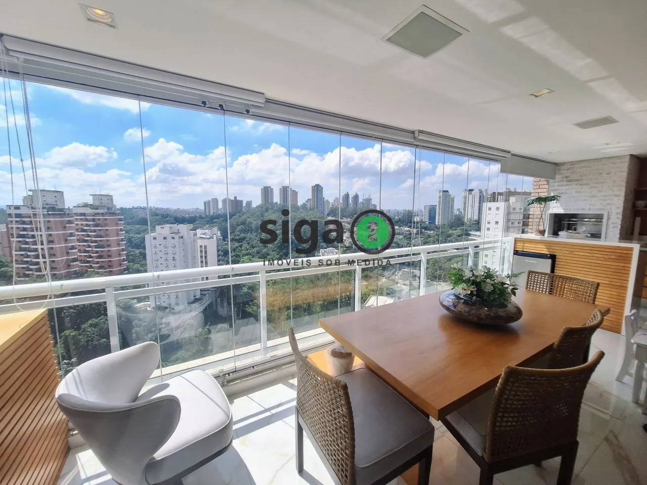 Imagem Apartamento à venda de 171 m² com 3 suítes, 3 vagas e lazer completo no Cristais da Terra