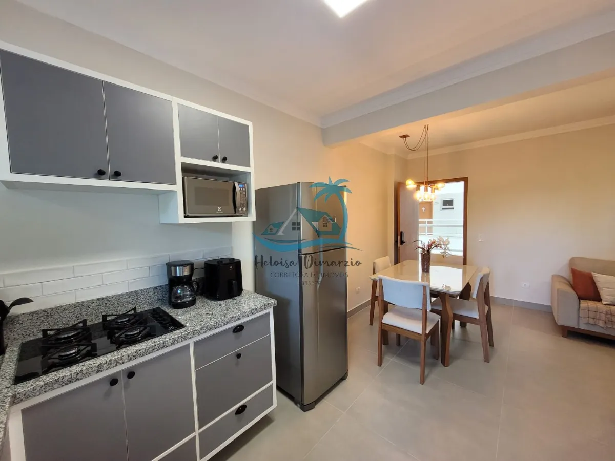 Imagem Apartamento com 2 dormitórios a poucos metros da orla de Itaguá em Ubatuba.