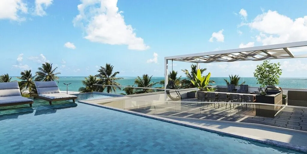 Imagem Flat beira-mar em Intermares com vista para o mar, rooftop e alta rentabilidade. Ideal para morar ou investir em Airbnb.
