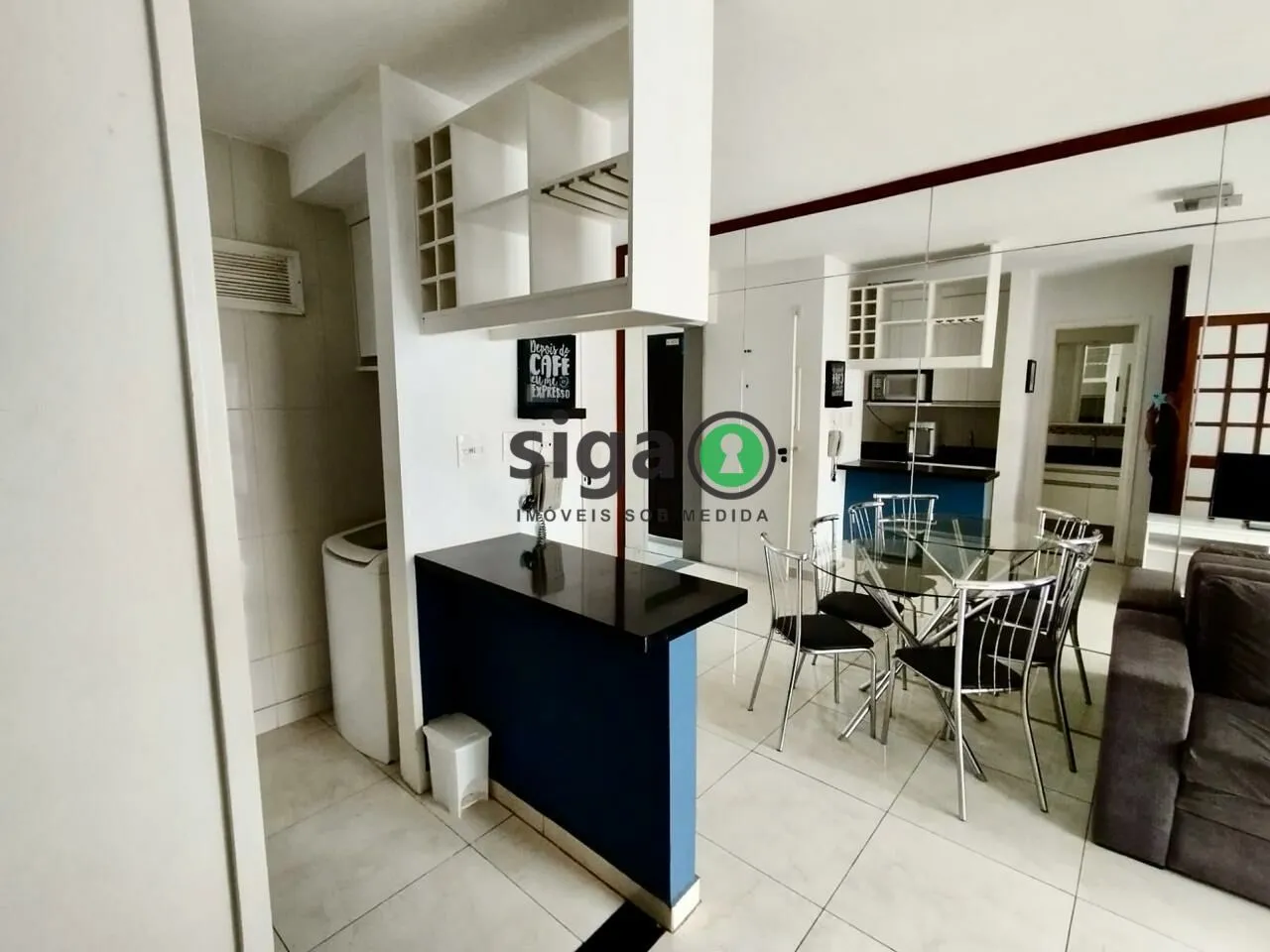 Imagem Apartamento para locação 35m² mobiliado, localizado em Moema.