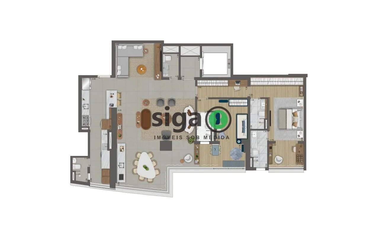 Imagem Apartamento para venda Jardim das Perdizes 03 suítes, São Paulo - SP
