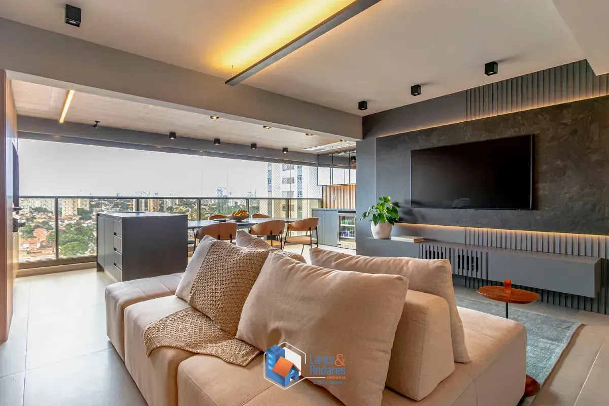 Imagem Apartamento para venda em Campo Belo com 3 quartos, sendo 3 suítes, 136m²