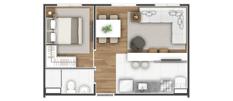 Imagem Apartamento 1 quarto em Santana São Paulo SP, comprar apartamento em São Paulo, apartamento no bairro Santana São Paulo SP, apartamento pronto em SP