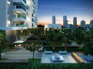 Imagem Apartamento à Venda no Brooklin Paulista - 1 quarto, 1 banheiro, 1 vaga de garagem - 33,00 m² - Condomínio Cosmopolitan High Garden