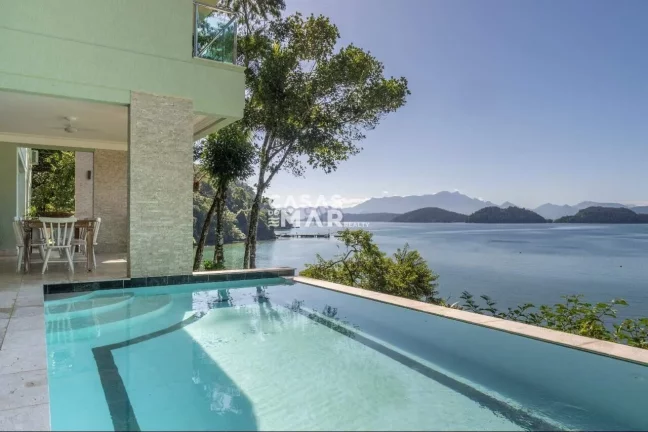 Imagem Casa de luxo à beira-mar em Angra dos Reis-RJ: 16 quartos, 16 suítes, 16 banheiros, 6 vagas de garagem, 200.000m² de área!