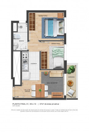 Apartamento com 1 Quarto à Venda, 31 m² em Butantã - São Paulo