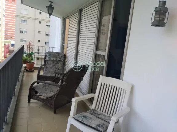 Imagem Ótimo apartamento em Moema ?Moema Índios - Área: 168,00m² - Living com amplo terraço - Sala de ...