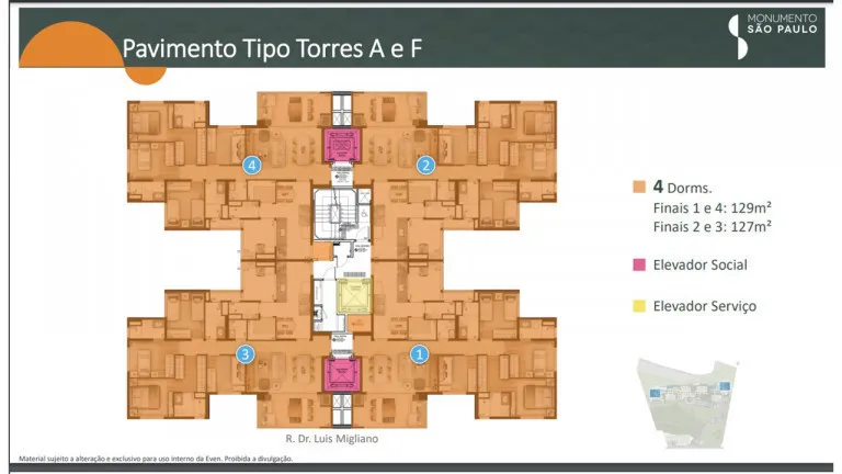 Imagem Apartamento com 2 Quartos à Venda, 69 m² em Jardim Caboré - São Paulo