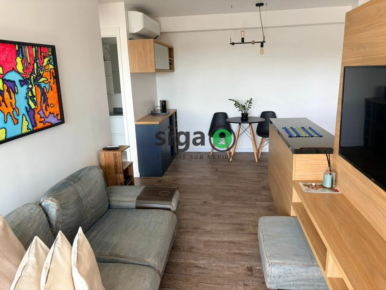 Imagem Apartamento mobiliado para venda no Alto da Boa Vista, São Paulo - SP
