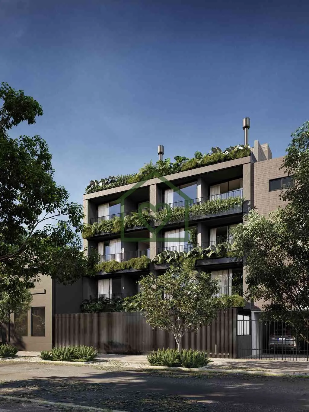 Imagem Lançamento 2025. Exclusivo e contemporâneo. Apenas 12 apartamentos. Todos de frente para a rua Vas...