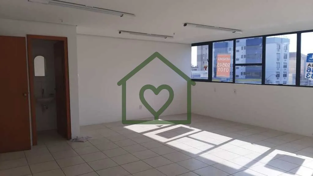 Imagem Salas comerciais unificadas frente Norte com 2 vagas de garagem (box 38 e 39), localizado ao lado do...