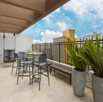Imagem Apartamento na Região central com 25 metros quadrados com 1 quarto sendo 1 banheiro Possui academia...