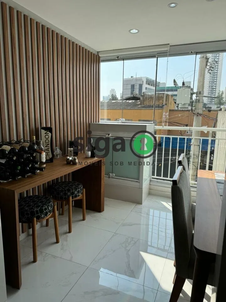 Imagem Apartamento á venda 60m² com 2 dormitórios sendo 1 suíte, localizado na Chácara Santo Antônio/SP