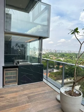 Imagem Apartamento à venda em São Paulo-SP, Pinheiros: 2 quartos, 2 suítes, 3 salas, 4 banheiros, 2 vagas de garagem, 130 m². Aproveite!