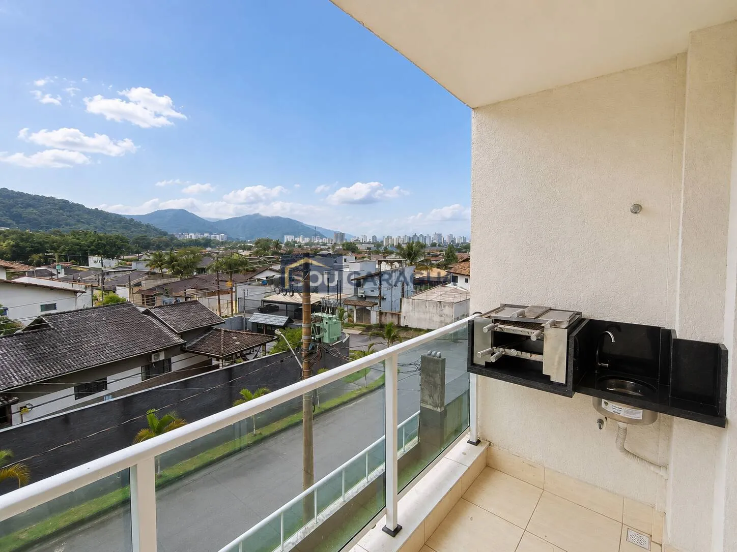 Imagem Apartamento para alugar no Ed Talhamar em Caraguatatuba - Piscina