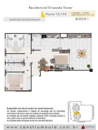 Imagem Apartamento com 2 dormitórios à venda, 79,61 m² a partir de R$ 636.880,00 - Jardim Virginia - Guarujá/SP