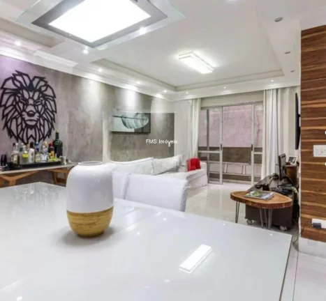 Imagem Apartamento à Venda em Moema, São Paulo-SP 3 Quartos, 1 Suíte, 2 Salas, 2 Vagas - 120m²