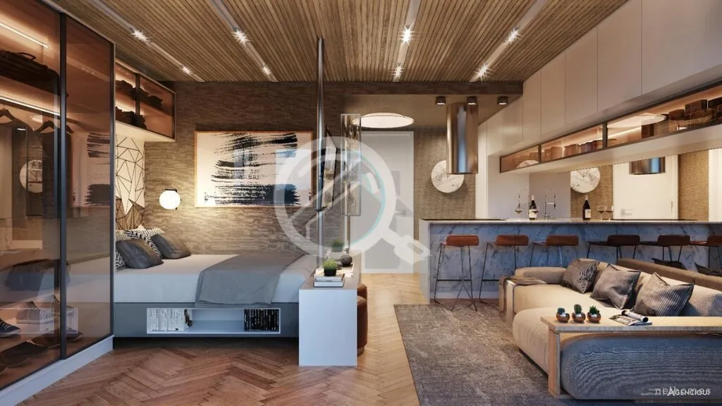 Imagem Apartamento em construção do tipo Estudio que conta com aproximadamente 27m² de área privativa. ...