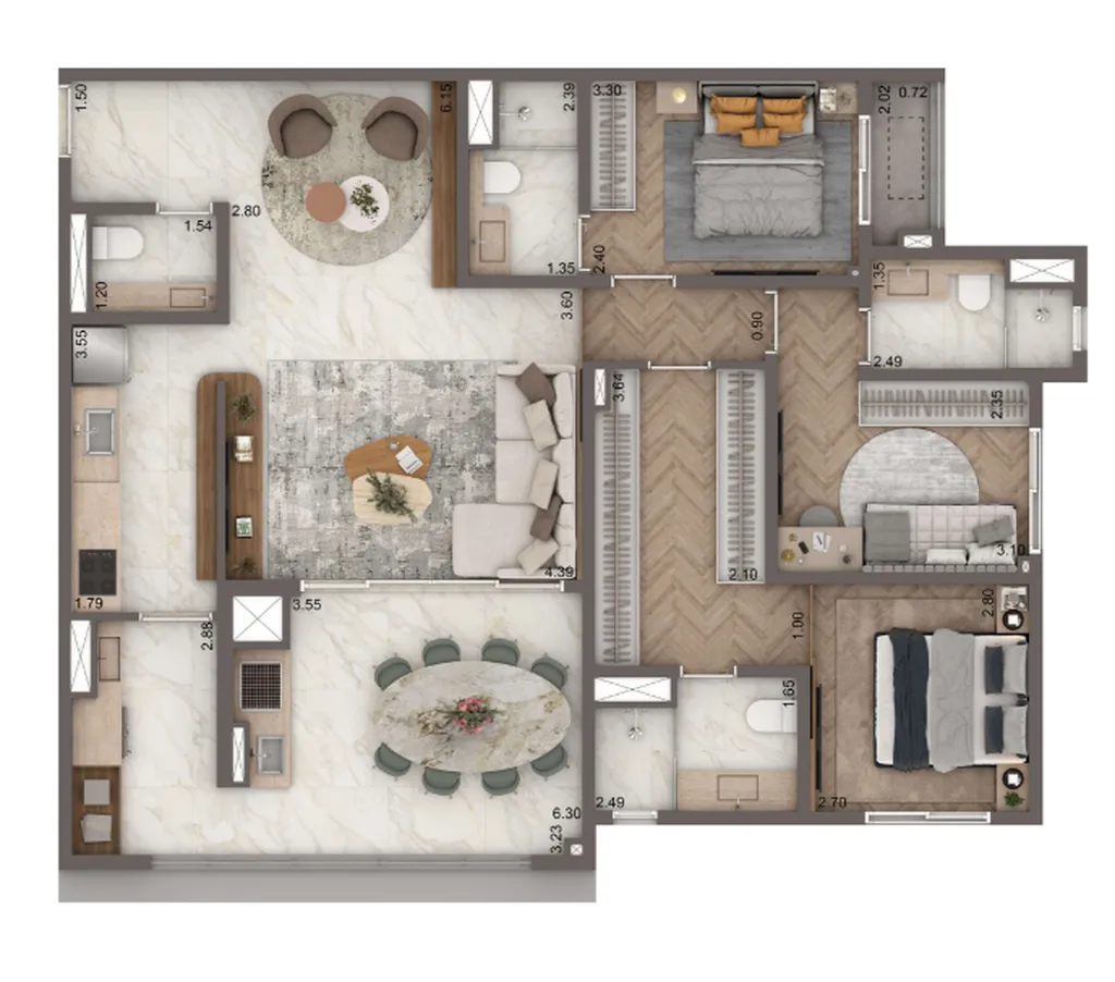 Imagem The Residence Brooklin By Living - The Residence Brooklin By Living