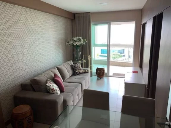 Imagem Apartamento mobiliado vista mar quarto e sala varanda a venda na Pituba
