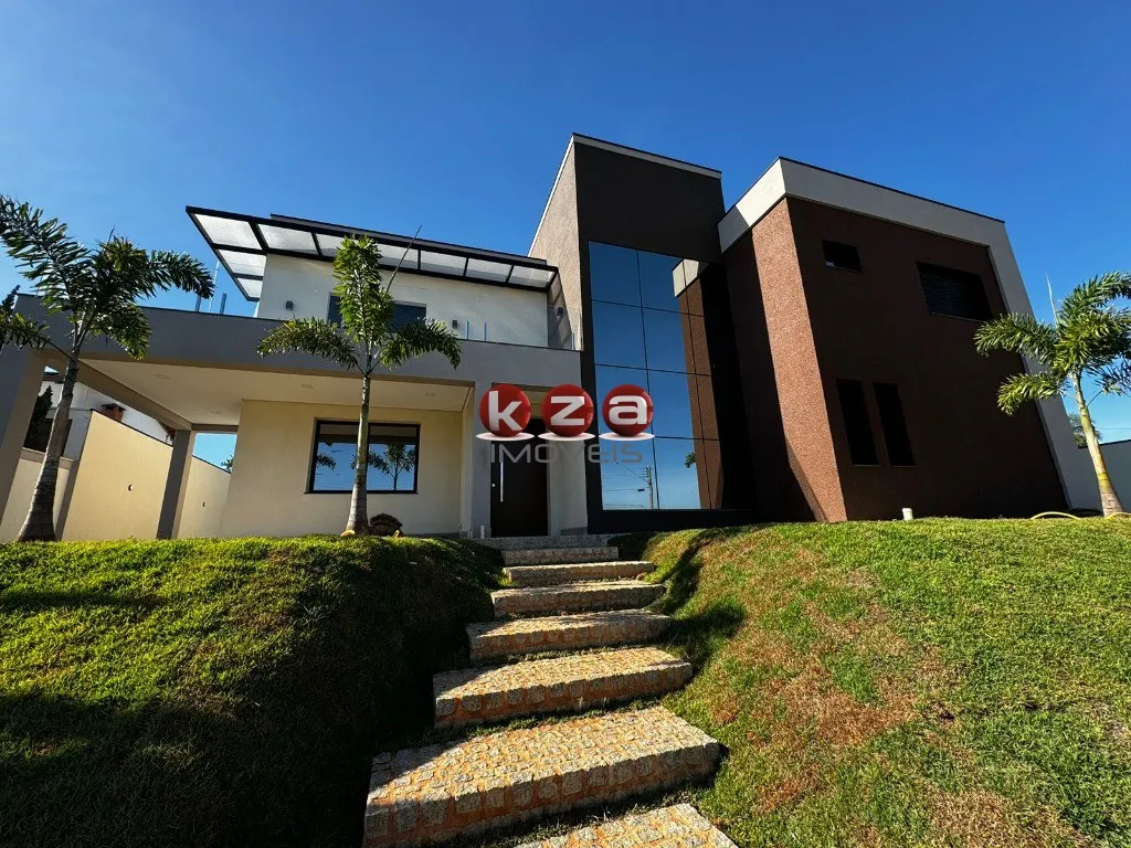 Imagem Casa de luxo para venda e locação em condomínio exclusivo de Valinhos-SP: 4 suítes, 3 salas, 6 banheiros, 4 vagas de garagem, 483m².
