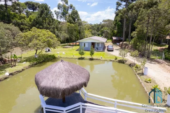Imagem (PERMUTA) Chácara, com tanque de peixe, de várias espécies, duas casas, próximo ao centro de Contenda PR