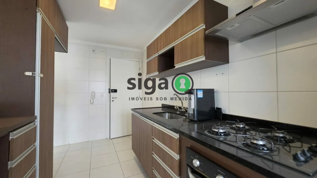 Imagem Brooklin - 105 m² - 2 dormitórios sendo 2 Suítes - Varanda Gourmet - Pronto para Morar