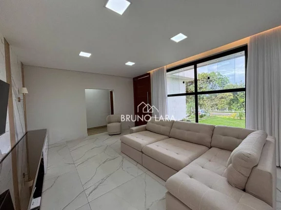 Imagem Casa com 3 dormitórios à venda, 255 m² por R$ 1.350.000,00 - Condomínio Serra Verde - Igarapé/MG