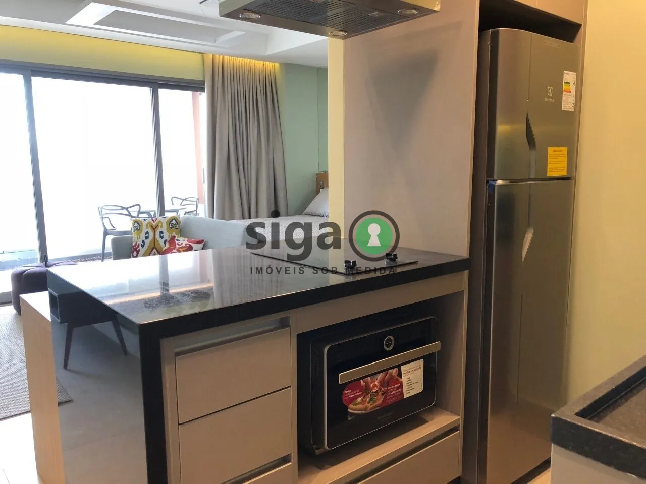 Imagem Apartamento 1 quarto, 1 vaga de garagem, 43m², para locação Brooklin - São Paulo/SP