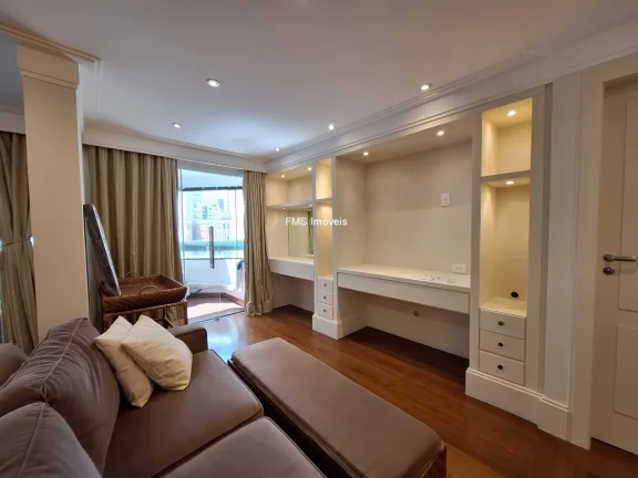 Imagem Apartamento para locação em Moema, com 4 suítes, 1 sala, 4 banheiros, 2 vagas, 147m²!