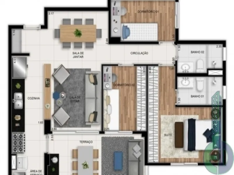 Imagem Condomínio Varandas Santo André, apartamento com 3 quartos a venda em Vila Apiaí Santo Andre SP