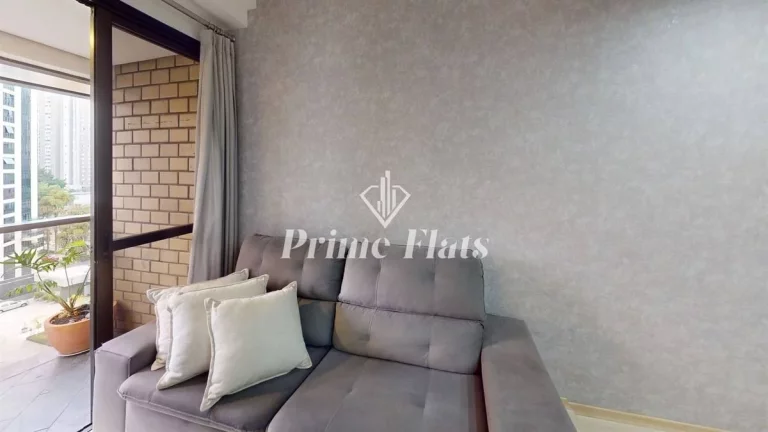 Imagem Flat disponível para locação no QI Intelligence Flat em Moema, com 37m², 1 dormitório e 1 vaga