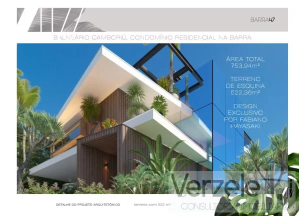 Imagem Casa em Condomínio para Venda em Balneário Camboriú / SC no bairro Barra