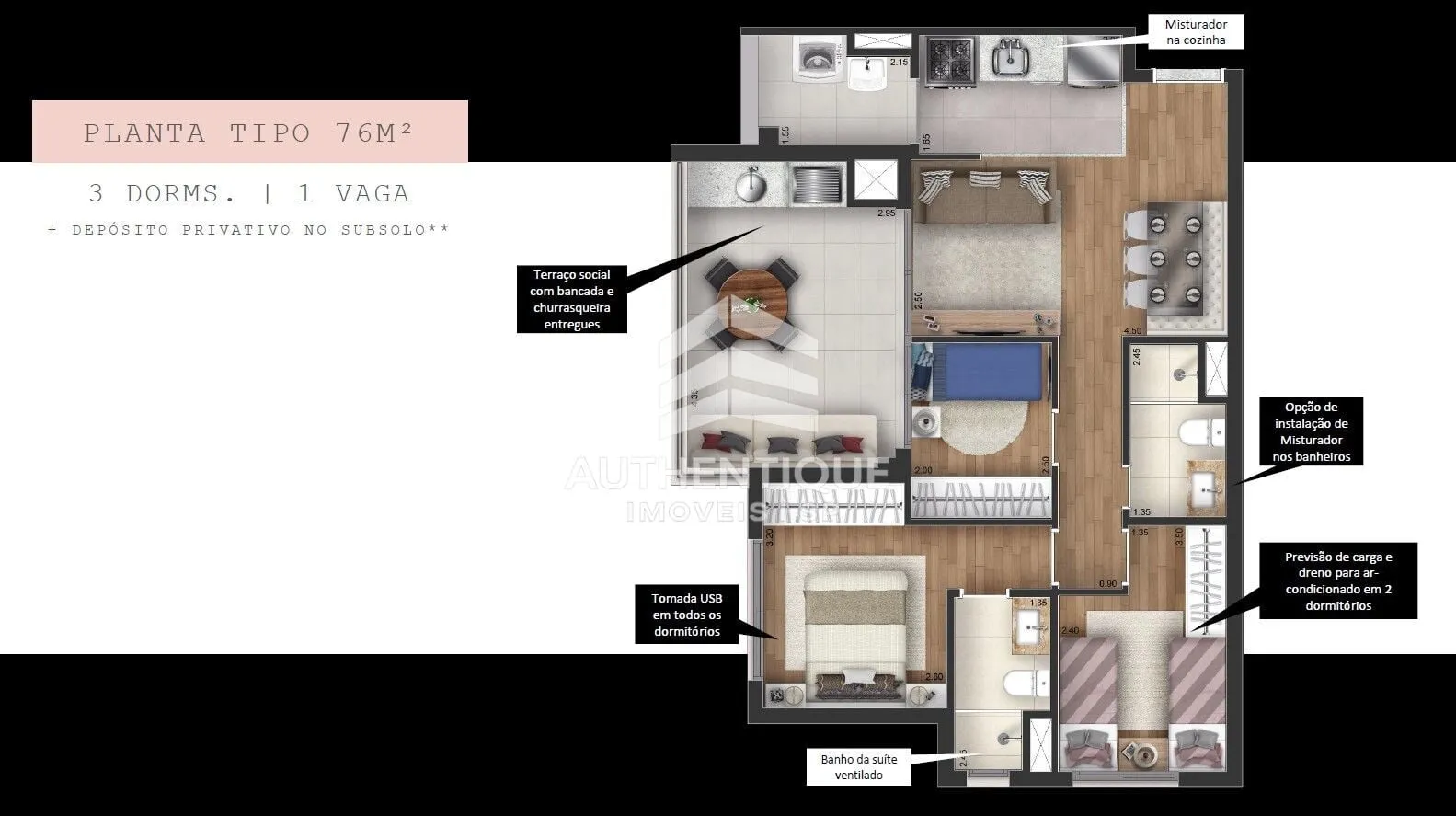 Imagem SKYLINE JOCKEY BUTANTA - Apartamento à venda em São Paulo/SP
