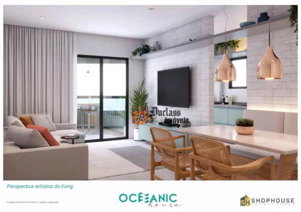 Imagem Apartamento com 2 dormitórios à venda, 58,84 m² a partir de R$ 482.000 - Maracanã - Praia Grande/SP
