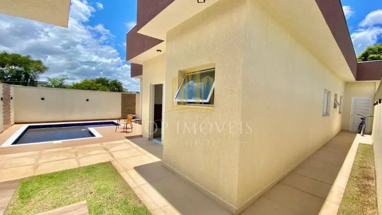 Imagem Maravilhosa casa três dormitórios suíte espaço gourmet piscina em condominio fechado
