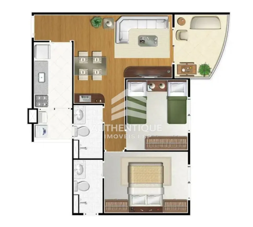 Imagem Vista Bela - Campo Belo - Apartamento à venda no bairro Campo Belo - São Paulo/SP, Zona Sul