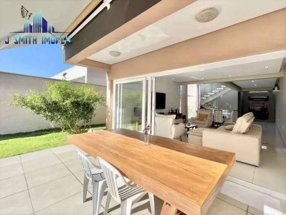 Imagem CASA LINDA, MODERNA, 4 SUÍTES AMPLAS, GOURMET, PISCINA. LAZER NO COND.