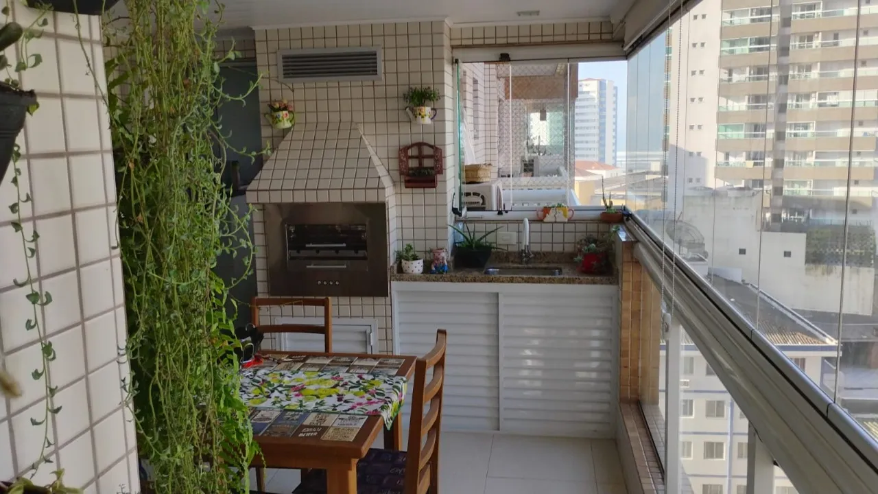 Imagem Apartamento de Luxo no Boqueirão: 2 Quartos, 2 Suítes, 1 Sala, 3 Banheiros, 2 Vagas de Garagem, 90m² de Pura Elegância em Praia Grande-SP!