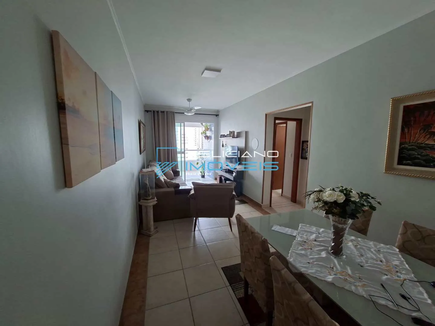 Imagem Apartamento com 2 quartos, Guilhermina, Praia Grande - R$ 565 mil, Cod: 7401
