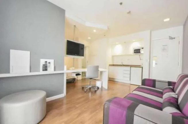 Imagem Flat disponível para venda no Mercure São Paulo Paraíso Hotel, com 33m², 1 dormitório e 1 vaga de garagem