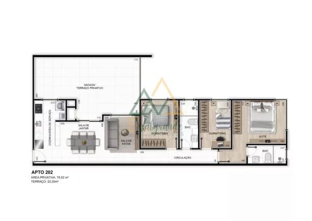 Imagem Apartamento Padrão Lançamento em Pinhais