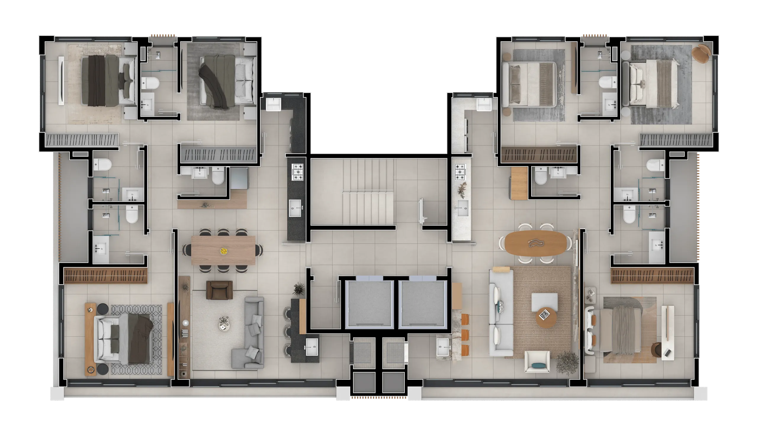 Imagem Apartamento à venda em Torres, Centro, com 3 quartos, 128.4m2
