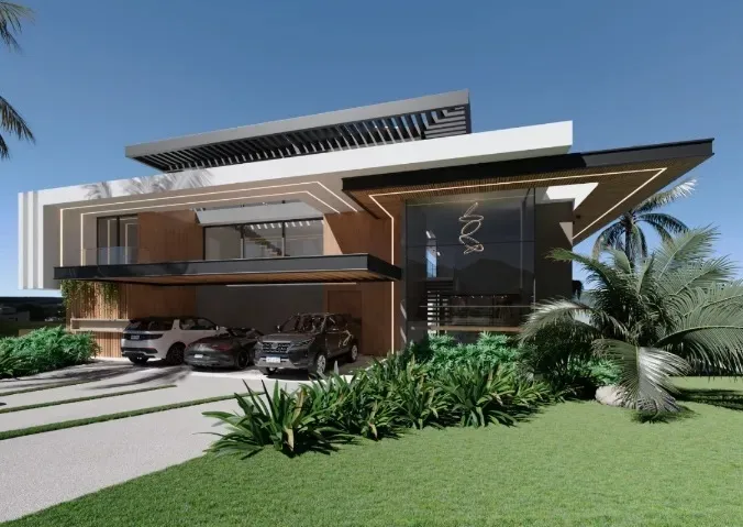 Imagem Terreno com projeto Arquitetonico com 1059 m² e Vista 360º no Ponto Mais Alto do Condomínio Le Portier Nautic Residence - Represa Itupararanga